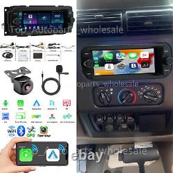 Android Car Stereo Radio Carplay GPS For Dodge Ram Jeep Grand Cherokee Chrysler