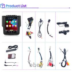 Android Tesla Style Vertical Screen 10.4 Car GPS Radio For Dodge Ram 2014-2018