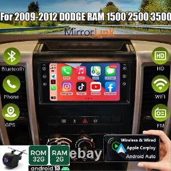 Apple CarPlay For 2009-2012 DODGE RAM 1500 2500 3500 Stereo Radio GPS + Camera