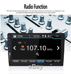 Bluetooth 1 DIN 9 Car Stereo Radio MP5 FM Player Android/IOS USB Mirror Link