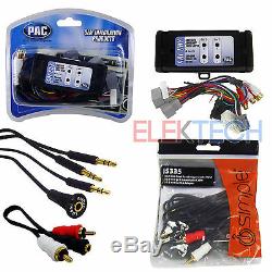 Car Audio Radio Auxiliary Input Adapter Interface Unit & Aux/RCA Cable Extender