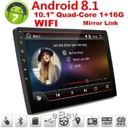 Car GPS 10.1 1080P 2Din Touch Screen Quad-Core Stereo Radio Player for Android