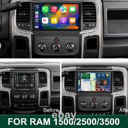 Car Radio Apple Carplay For 2014-2018 Dodge Ram 1500 2500 3500 Stereo 2017 + Cam