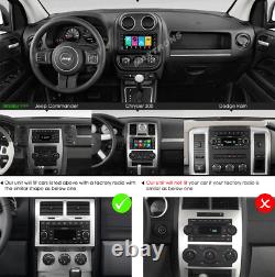 Car Stereo Navigation Radio Head unit for Jeep Dodge RAM Chrysler Carplay Auto