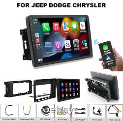 Car Stereo Radio GPS Carplay For Jeep Wrangler Liberty Chrysler Aspen Dodge Ram