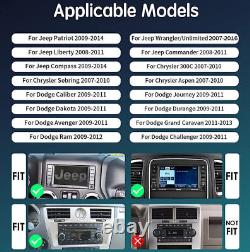 Car Stereo Radio GPS Carplay For Jeep Wrangler Liberty Chrysler Aspen Dodge Ram