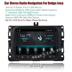Car Stereo Radio Navigation For Dodge Ram 1500 2500 3500 Jeep Renegade 2015-2017