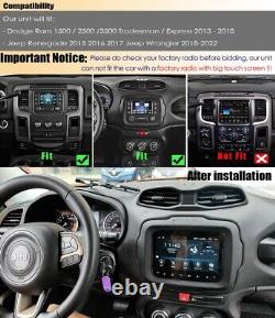 Car Stereo Radio Navigation For Dodge Ram 1500 2500 3500 Jeep Renegade 2015-2017