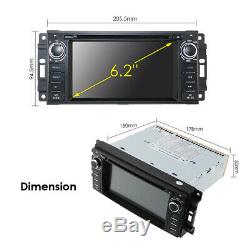 Car Stereo Radio RDS CD DVD Player GPS Nav fit Jeep Wrangler Unlimited 2007-2016