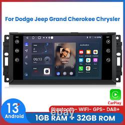 Carplay 32GB Android 13 Car Stereo Radio For Dodge Jeep Grand Cherokee Chrysler