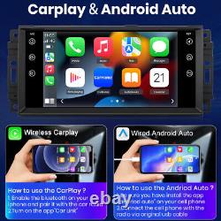 Carplay 32GB Android 13 Car Stereo Radio For Dodge Jeep Grand Cherokee Chrysler