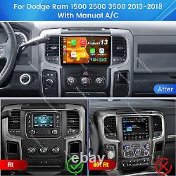 Carplay For Dodge Ram 1500 2500 3500 2013-2018 Android 13.0 Car Stereo Radio GPS