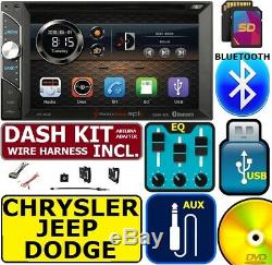 Chrysler Jeep Dodge Bluetooth Touchscreen Usb Sd Aux Car Radio Stereo Package