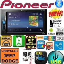 Chrysler Jeep Dodge Pioneer Touchscreen Bluetooth Usb Aux Car Stereo Radio Pkg