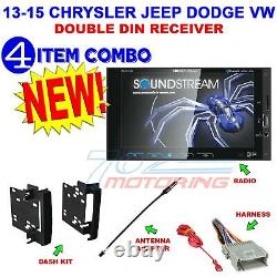 Chrysler Jeep Dodge Soundstream Touchscreen Bluetooth Usb Car Stereo Radio Pkg