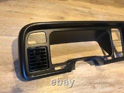 Dodge Ram 94 95 96 97 Dash Cluster Radio Climate Bezel Cup Holders Ash Tray Nice