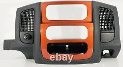 Dodge Ram Center Dash Bezel For Radio And Climate Control With Vents Orange