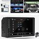 Double 2 DIN 7 Touch Screen Car Stereo Radio Bluetooth AUX Mirror Link Camera