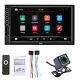 Double 2DIN 7 Car MP5 Player Bluetooth Touch Screen Stereo Radio USB AUX Camera