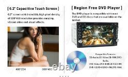 Double 2Din 6.2 Car DVD MP3 Player Touch Screen In Dash Stereo Radio Camera GPS