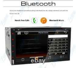 Double 2Din 7 Car Stereo DVD Player HD In Dash Touch Screen Bluetooth Radio