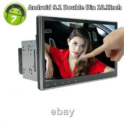 Double 2Din Android 9.1 Car Stereo Radio 10.1 HD Touch Screen MP5 Player GPS
