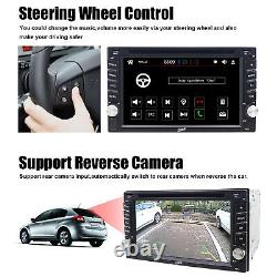 Double Din 6.2 Car Radio Stereo DVD Player GPS Navigator Touchscreen BT+Camera