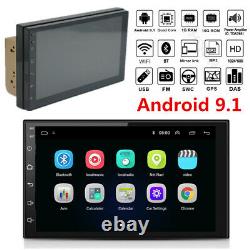 Double Din 7 Touch Screen Android 9.1 Car Stereo Radio GPS Navigation Wifi MP5