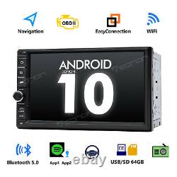 Eonon Android 10 4Core Double Din Car Radio Stereo GPS Tracker Wifi OBD2 DAB+ B