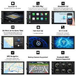 Eonon Android 10 4Core Double Din Car Radio Stereo GPS Tracker Wifi OBD2 DAB+ B