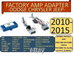 Factory Amp Adapter For 2005-2015 Selected Ram Jeep Chrysler Dodge Vehicles