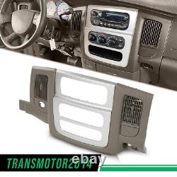 Fit For 2002-2005 Dodge RAM Center Dash Trim Bezel Radio Surround Panel 4x4