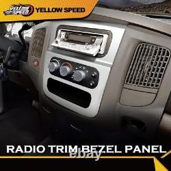 Fit For 2002-2005 Dodge Ram Center Dash Radio Surround Panel Bezel