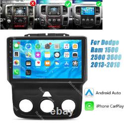 For 13-18 Dodge Ram 1500 2500 3500 Android 13 Car Stereo FM Radio Carplay BT GPS