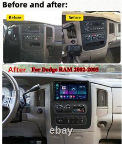 For 2002-2005 Dodge Ram 1500 2500 3500 Stereo Radio 9 Android 12 Head Unit GPS
