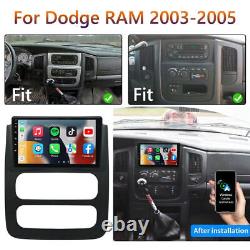 For 2003-2005 Dodge Ram 1500 2500 3500 WIFI Apple CarPlay Android GPS Navi Radio