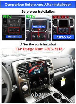 For 2013-18 Dodge RAM 1500 2500 3500 Carplay 2+32G Stereo Radio GPS Head Unit 9