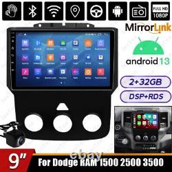 For 2013-2018 Dodge RAM 1500 Touch Screen 32G Android 13 Car Stereo Radio GPS FM