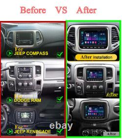 For 2013-2018 RAM 1500 5500 Stereo Radio 7 Android 12.0 Head Unit GPS Wifi FM