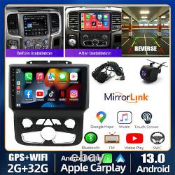 For 2013-2019 Dodge RAM 1500 Android 13 Car Radio Stereo Carplay GPS Navigation