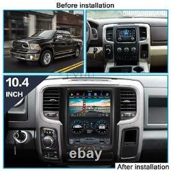 For Dodge RAM 1500 12-18 10.4 Android 9 Vertical Screen Stereo Radio GPS Player