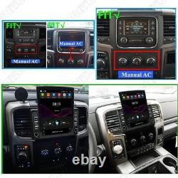 For Dodge RAM 1500 2500 3500 4500 5500 2013-18 9.7'' Stereo Radio GPS Manual AC