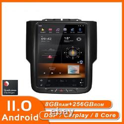 For Dodge Ram 1500 2013-2018 Android Car Radio Tesla Screen 2din Stereo Receiver