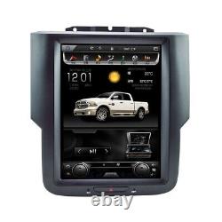 For Dodge Ram 1500 2500 3500 2013-2019 Android Car GPS Radio Tesla Style 4+64