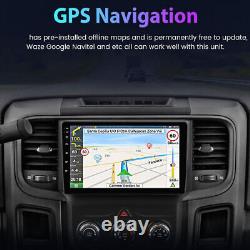 For Dodge Ram 1500 2500 3500 2014-18 9 Android 13 Car Radio Stereo GPS Sat Navi