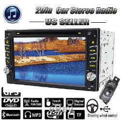 For Ford 6.2'' 2Din CD DVD Player Car Radio Stereo Bluetooth Touch Screen GPS BT