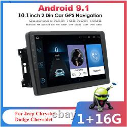 For Jeep Unlimited Wrangler Dodge RAM 10'' Android Car GPS Stereo Radio Player