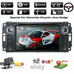 For Jeep Wrangler Chrysler Dodge Ram 6.2 1Din Car Stereo Radio DVD GPS SAT Navi