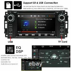 For Jeep Wrangler Chrysler Dodge Ram 6.2 1Din Car Stereo Radio DVD GPS SAT Navi