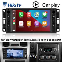 For Jeep Wrangler Chrysler Dodge Ram Car Stereo Apple Carplay Radio GPS Navi USB